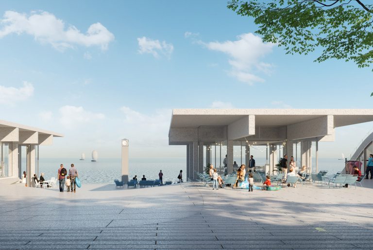 Restaurant Luc Sur Mer Place Du Petit Enfer Place du Petit Enfer | MU Architecture