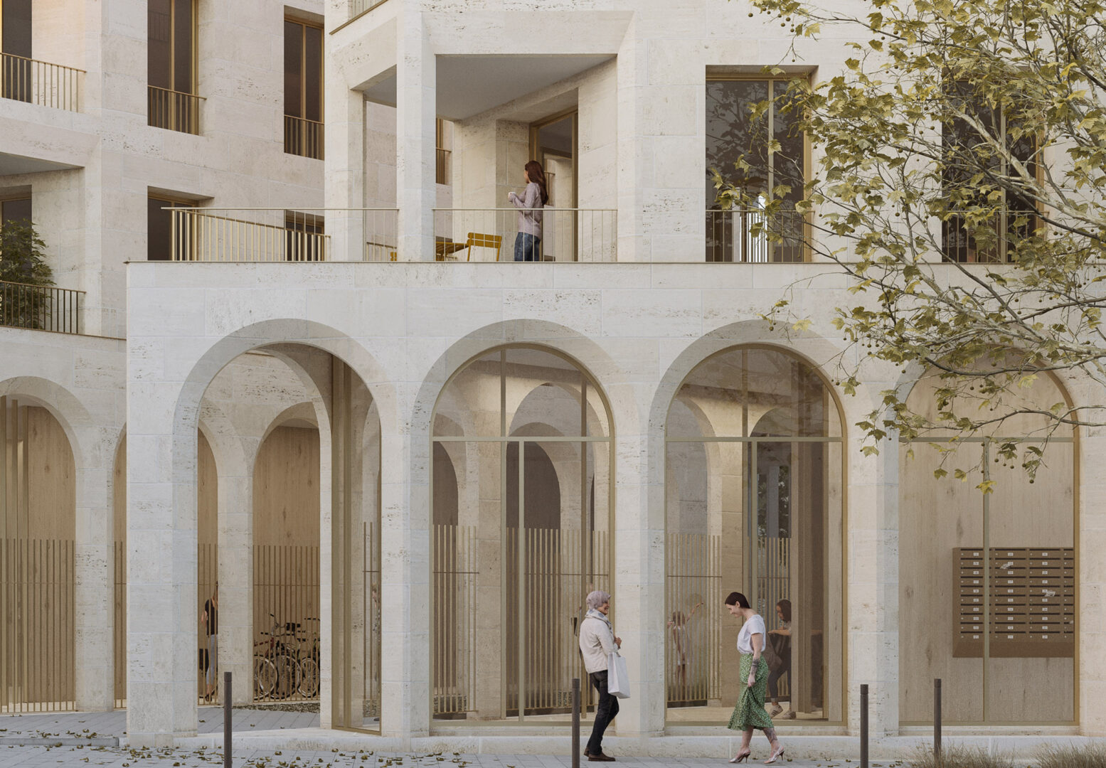 28 logements en pierre massive | MU Architecture